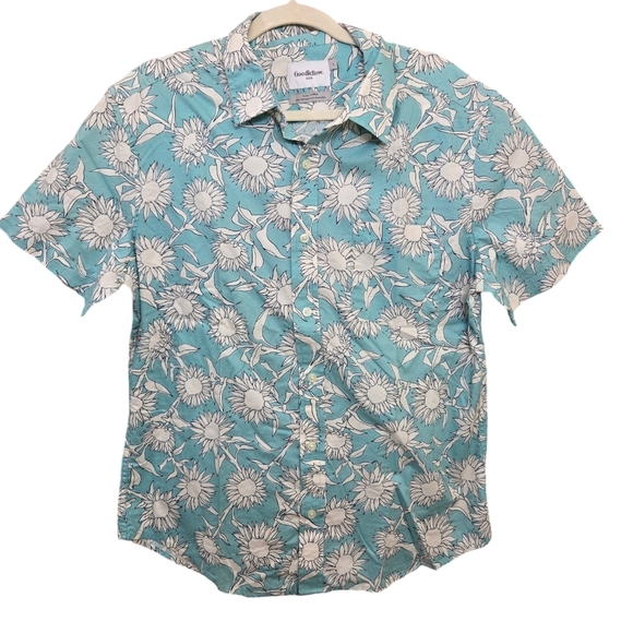 Good Fellow &Co Button up Tshirt Size L - Picture 1 of 3